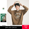 gxgjeans男装春学院风时尚印花情侣连帽卫衣潮 商品缩略图0