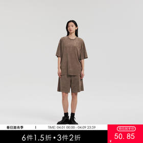 MODE COMMUTER | MC格兰丝毛感防泼水简约阔腿型针织短裤