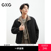 GXG男装PU皮拼接夹克25年春热卖翻领夹克时尚宽松外套#G25D211023* 商品缩略图0