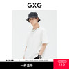 GXG男装 白色简约圆领短袖T恤满身植绒 夏季热卖 商品缩略图0