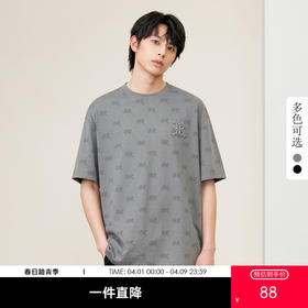 gxg.jeans男装  春季热卖双色舒适亲肤短袖T恤J24D442005