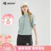 【抑菌抗皱】波顿春夏女士不对称户外运动休闲高端短袖衬衫LS978223 商品缩略图0
