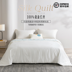 多喜爱 神州丝韵纯桑蚕丝被系列/春秋被/冬被/子母被hl（麒麟）【100%桑蚕丝】【中长丝】【60S全棉贡缎】70cm检测口 多款厚度可选 品质包装
