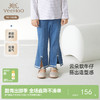 英氏儿童裤子春夏季女童牛仔裤透气休闲百搭微喇叭裤新款长裤 商品缩略图0