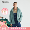 波顿男士春秋季休闲运动拉链夹克外套浅绿色立领跑步服MJ953122 商品缩略图0