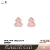 三彩2026新款玫瑰金葫芦耳钉耳饰轻奢锆石福禄吉祥小众复古气质女 商品缩略图0
