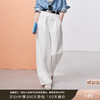 三彩2025冬季新款防透小白裤系列牛仔裤高腰宽松香蕉裤镰刀裤M 商品缩略图0