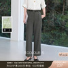 三彩2026夏季新款通勤休闲裤简约九分裤直筒裤气质S 商品缩略图0