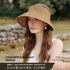 三彩2026新款空顶大帽檐遮阳帽沙滩海边出游夏编织可卷收纳帽子女 商品缩略图0