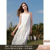 三彩2025春季新款无袖吊带裙小白裙连衣裙A字长裙清新M 商品缩略图0