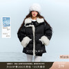 三彩独醒2025冬季新款中长羽绒服毛绒拼接90白鸭绒外套甜酷F 商品缩略图0