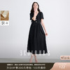 【莱赛尔+亚麻】三彩2025夏季新款连衣裙V领收腰A字裙长裙优雅气质S 商品缩略图0