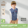 【商场同款】英氏儿童马甲春夏纯棉无袖背心外套百搭男童牛仔马夹 商品缩略图0