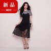 奢姿大码女装2026夏季减龄蕾丝拼接假两件连衣裙胖妹妹时尚裙子9962892226 商品缩略图0