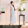 【沧海蓝田】三彩2026夏季新款假两件连衣裙新中式A字长裙C 商品缩略图0