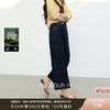 三彩2026春季新款复古休闲裤高腰牛仔裤九分裤宽松显瘦垂感M 商品缩略图0
