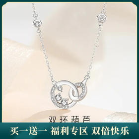 【双环葫芦】S925银项链【JHY-N000100B】