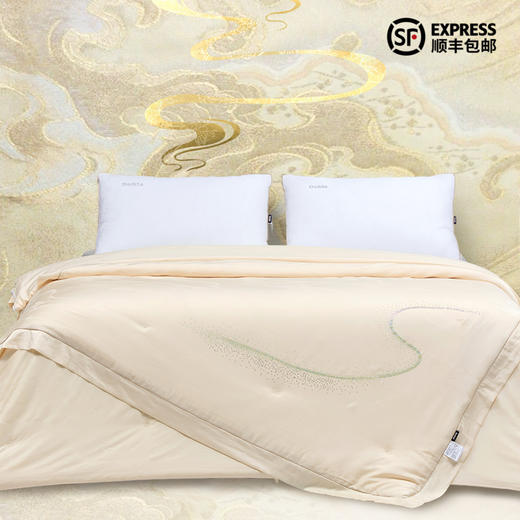 多喜爱 丝蕴华彩黄金纯蚕丝子母被cs 商品图0