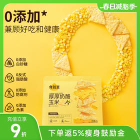 食验室厚厚奶酪玉米片 40g/袋