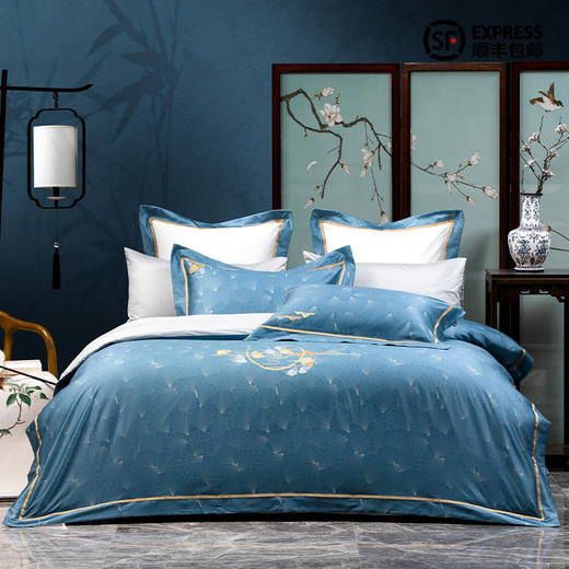 多喜爱 新绒棉磨绒床上用品四件套 金叶知秋 商品图0