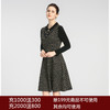 司歌毛织长袖冬弹力针织花连衣裙收腰显瘦A881064 商品缩略图0