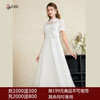 司歌钉珠仙气白连衣裙A911164X 商品缩略图0