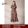 司歌收腰显瘦短袖度假裙连衣裙雪纺中长款裙A911323X 商品缩略图0