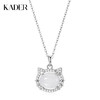卡蒂罗KADER 【招财福猫】沐光小猫项链 925银梦幻甜美浪漫清冷感气质锁骨链转运 可爱简约ins风 好运 玉髓 项链 女款 商品缩略图0