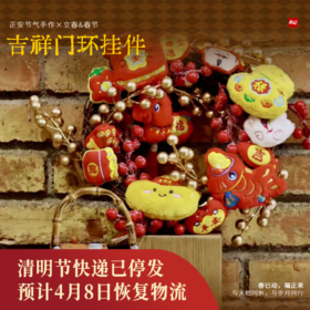 正安 启蛰·立春吉祥门环挂件 春节辞旧迎新 挂在门口迎接新年好运