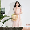 【莱赛尔】三彩2026夏季新款碎花连衣裙短袖A字裙中长S 商品缩略图0
