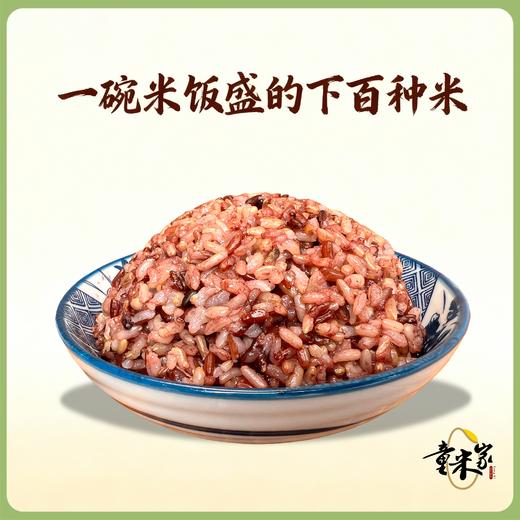 【同行精选】百谷老种子糙米5斤/1斤，百种原生稻米手工混种，天然无农化，富含膳食纤维与胚芽营养。 商品图0