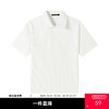 GXG男装夏季时尚条纹肌理感日常商务休闲双扣翻领Polo衫K&C 商品缩略图0