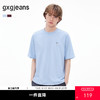 gxgjeans男装 多色简约休闲小标刺绣圆领短袖T恤男生 26夏新品 商品缩略图0