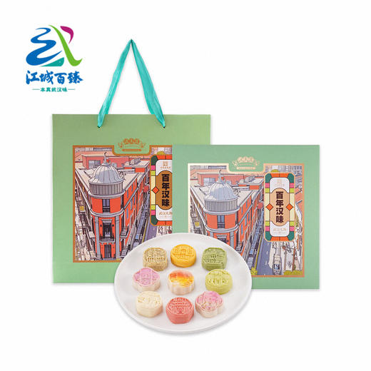 【武汉】江城百臻汪玉霞百年汉味糕点礼盒450g 商品图0
