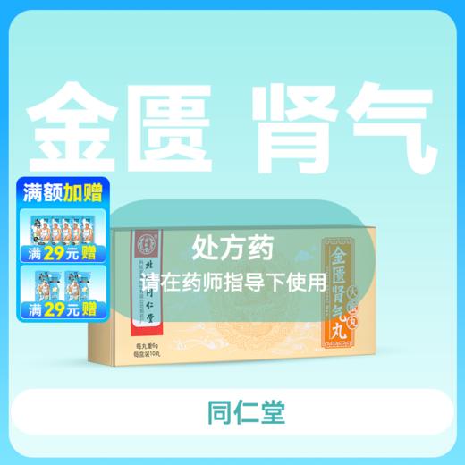 金匮肾气丸(大蜜丸）同仁堂  6g*10丸【药房直供】 商品图0