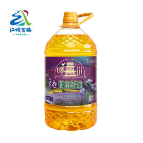 【武汉.汉阳】江城百臻福达坊纯亚麻籽油5L