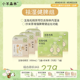 祛湿健脾组（五指毛桃茯苓饮+炒米茶）月用量