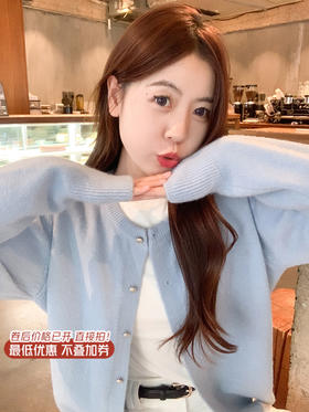 <曾小咸推荐>2.7现货秒杀 ！微信超特价！4色韩系圆领毛衣开衫 日常149.99 立减70 秒杀79.99！！