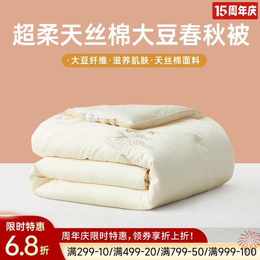 60支天丝棉50大豆纤维春秋被 商品图0