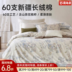 新疆长绒棉60支印花四件套(清禾)