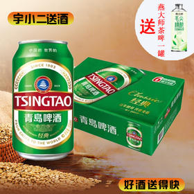 【啤酒】青岛小听330ml*24