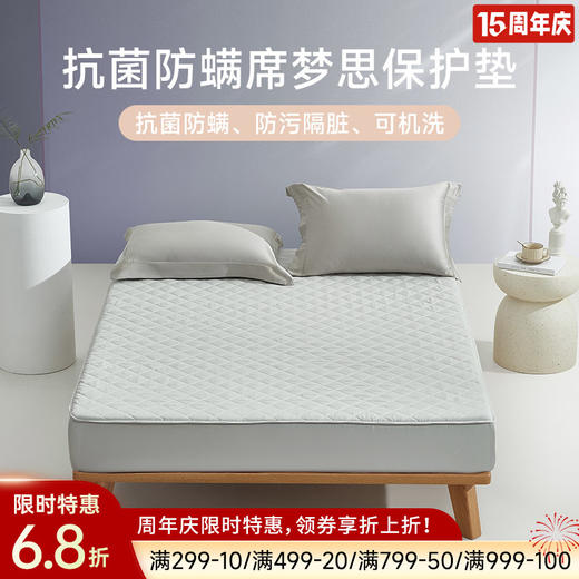 抗菌防螨席梦思保护垫 商品图0