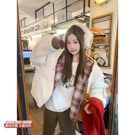 <曾小咸推荐>现货秒杀！微信超特价！红色格子两面穿加绒外套 日常319.99 立减150 秒杀169.99！