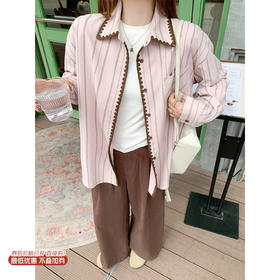 【169元任选2件】现货！粉拼咖设计Polo衬衫