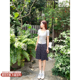 <曾小咸推荐>现货秒杀！微信超特价！韩系a字中长裙碎花半身裙 日常119.99 立减70 秒杀49.99！