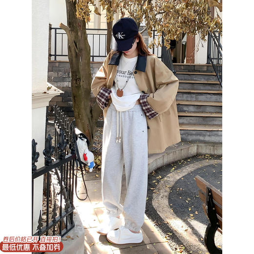 <曾小咸推荐>现货秒杀 ！微信超特价！3色束脚休闲裤 日常169.99 立减90 秒杀79.99！！美拉德风风衣外套  秒杀149.99！！ 商品图0