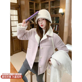 <曾小咸推荐>现货秒杀 ！微信超特价！皮毛一体羊羔毛外套 日常309.99 立减170 秒杀139.99！！