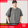 【DYG】大依优型大码男装夏季纯色圆领短袖美式复古休闲棉质短袖T恤上衣 商品缩略图0