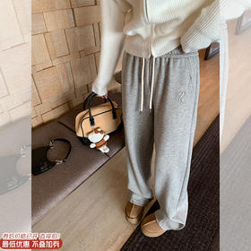 <曾小咸推荐>现货秒杀 ！微信超特价！2色刺绣休闲裤 日常189.99 立减100 秒杀89.99！！