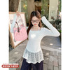 <曾小咸推荐>3.31现货秒杀 ！微信超特价！韩系蕾丝边打底衫 日常139.99 立减70 秒杀69.99！！ 商品缩略图0